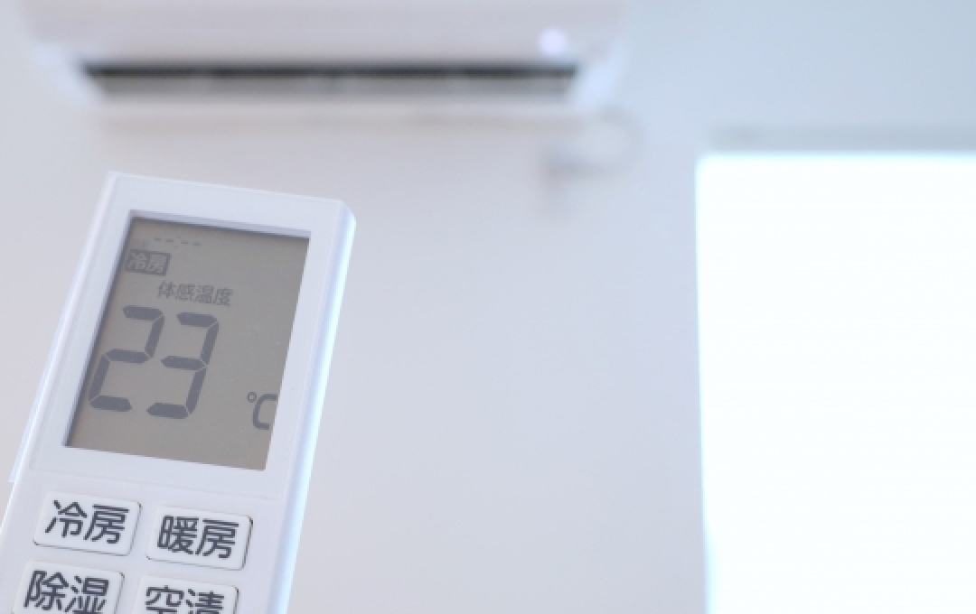 冷房のリモコン表示が23度
